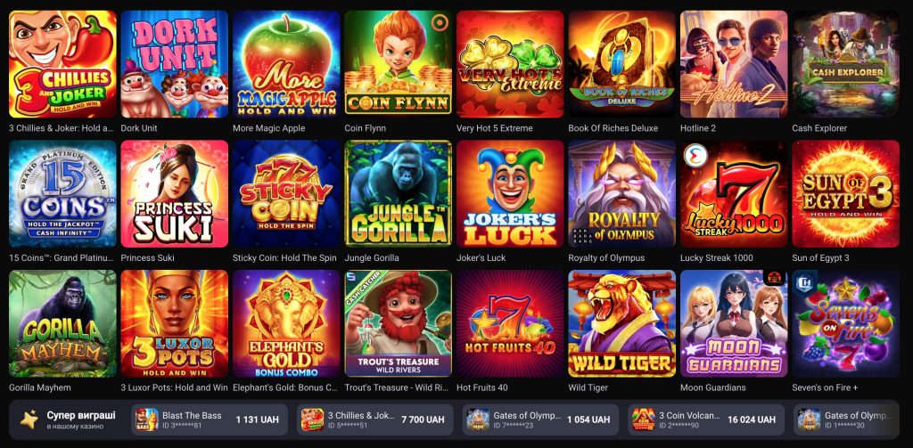 Вибір слотів з високим RTP Gorilla Casino Game